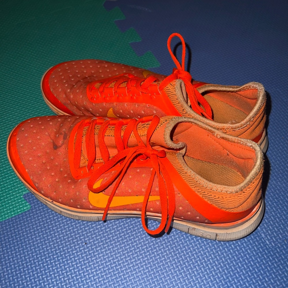 Women Orange Nike Sneakers 3.0